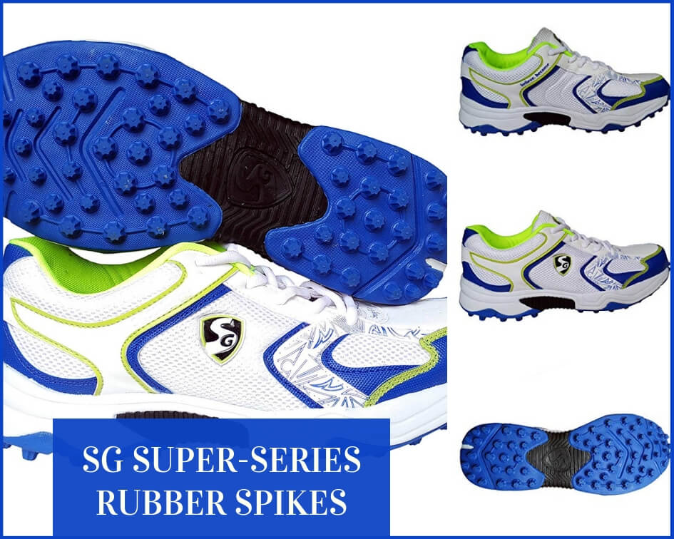rubber spike cricket shoes